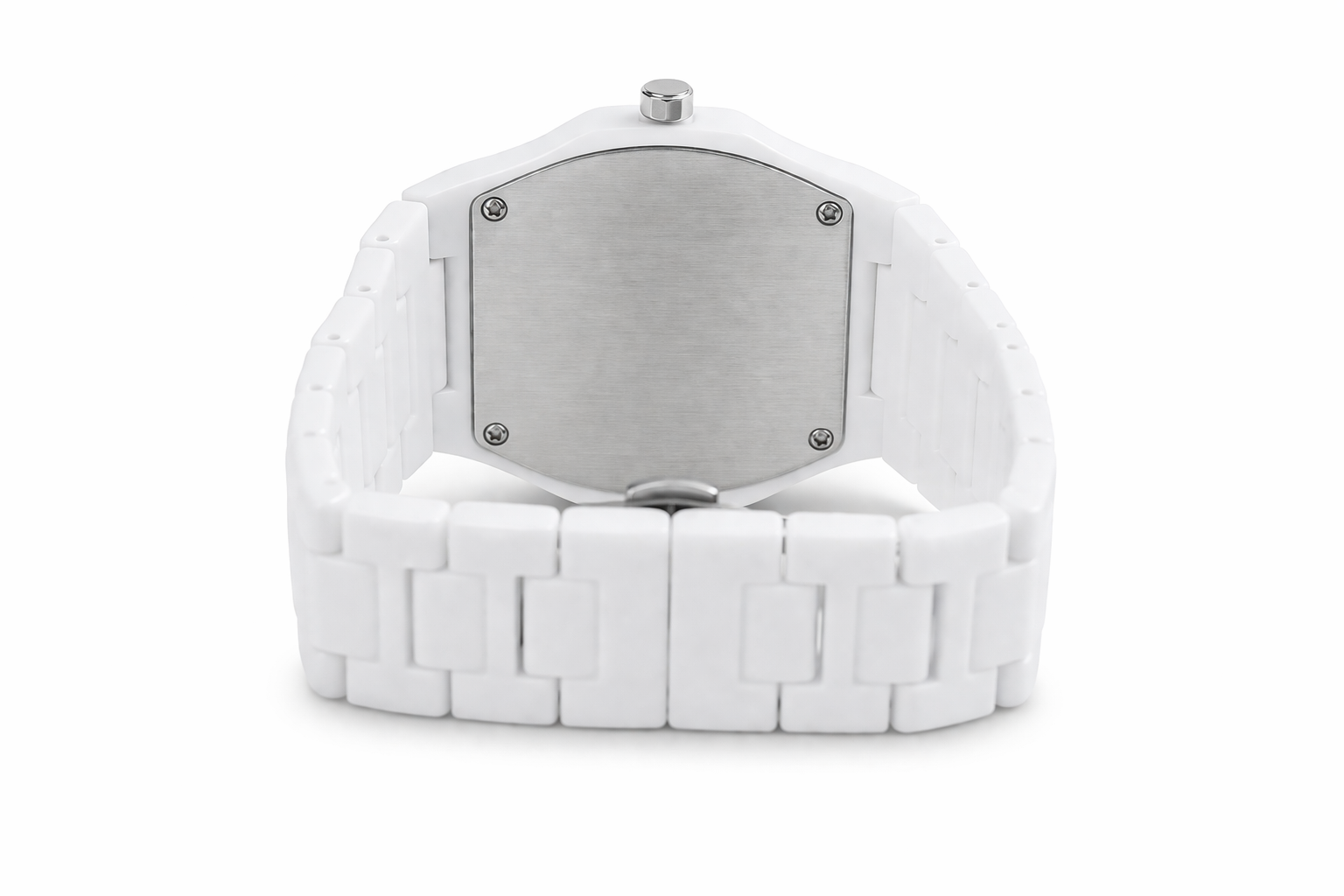 White Arabic Dial Men Watch Matte Finish  3