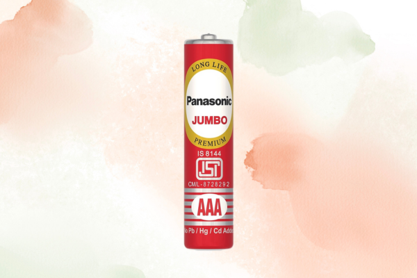 Panasonic Jumbo AAA Zinc Carbon 1.5V Batteries Pack of 10 3
