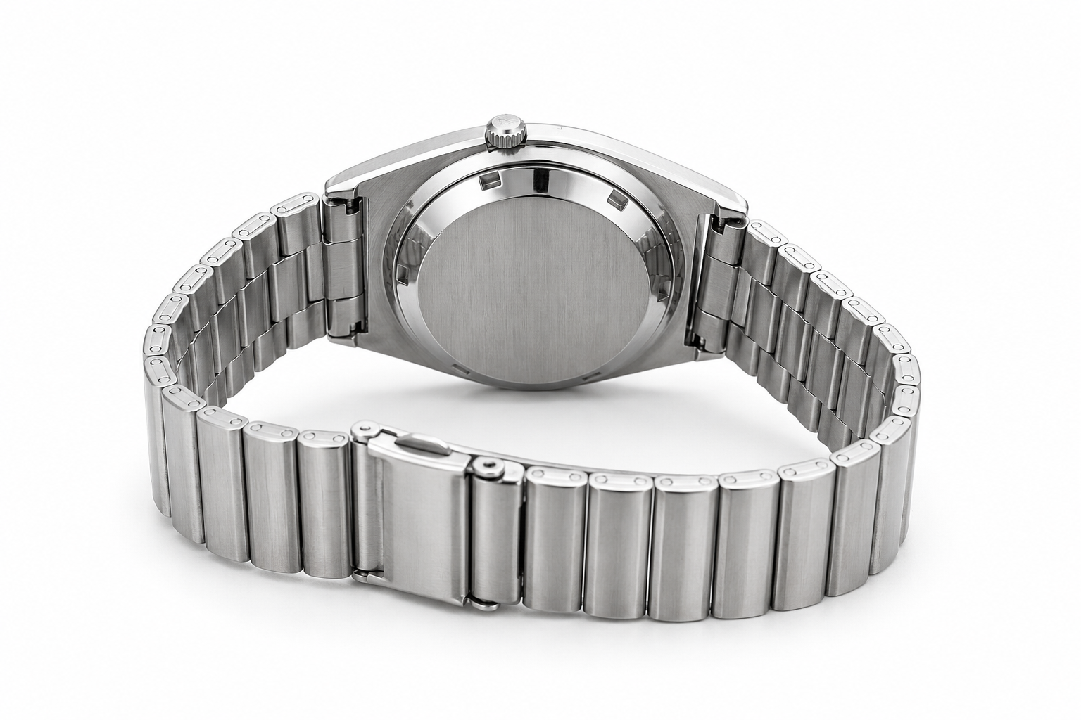 Seiko 5 Vintage Automatic Watch for Men with Day-Date Display & Stainless Steel chain 3