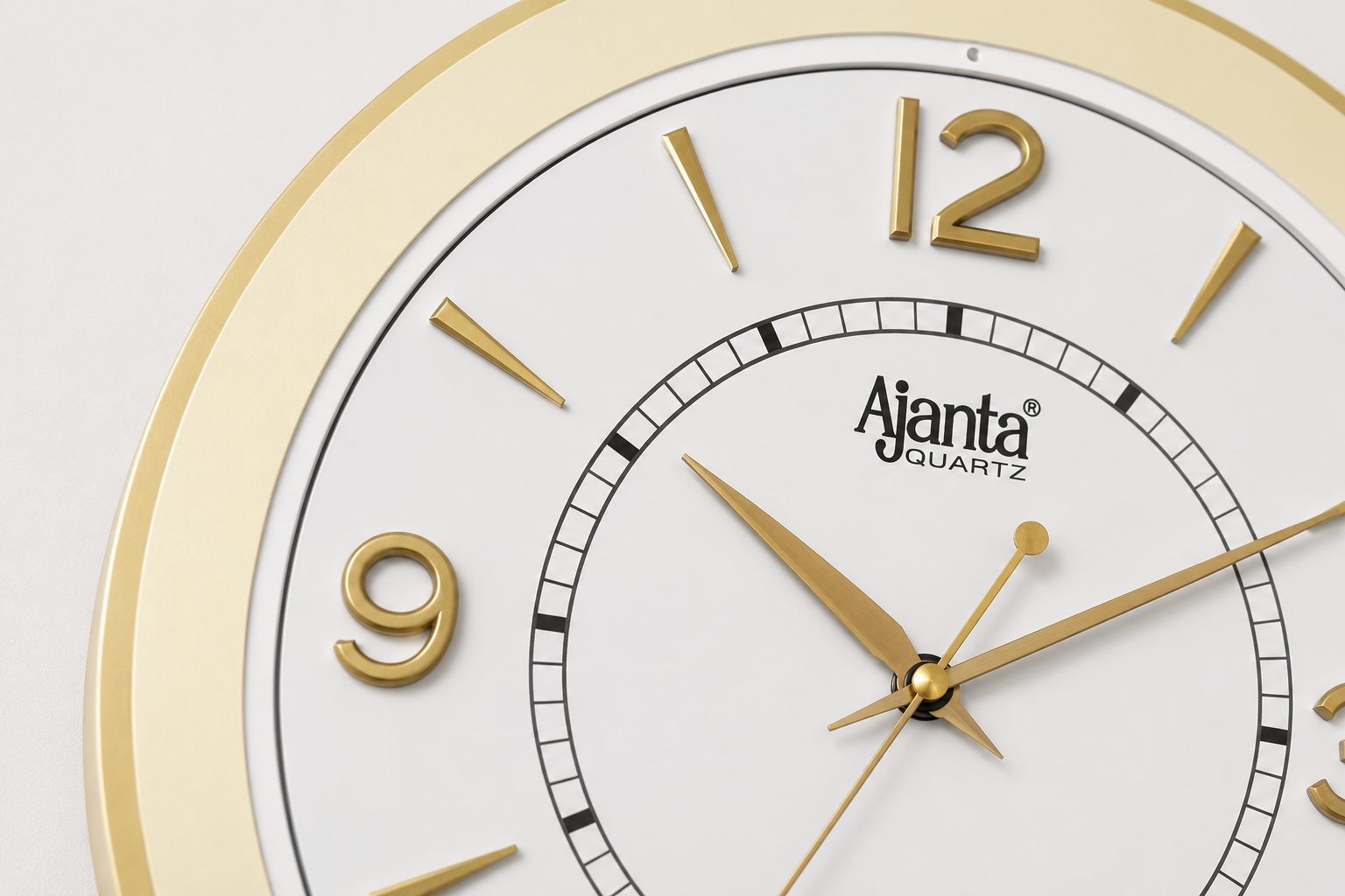 Ajanta Simple Designer Round Wall Clock with Silent Movement 338 x 45mm (1877) 3