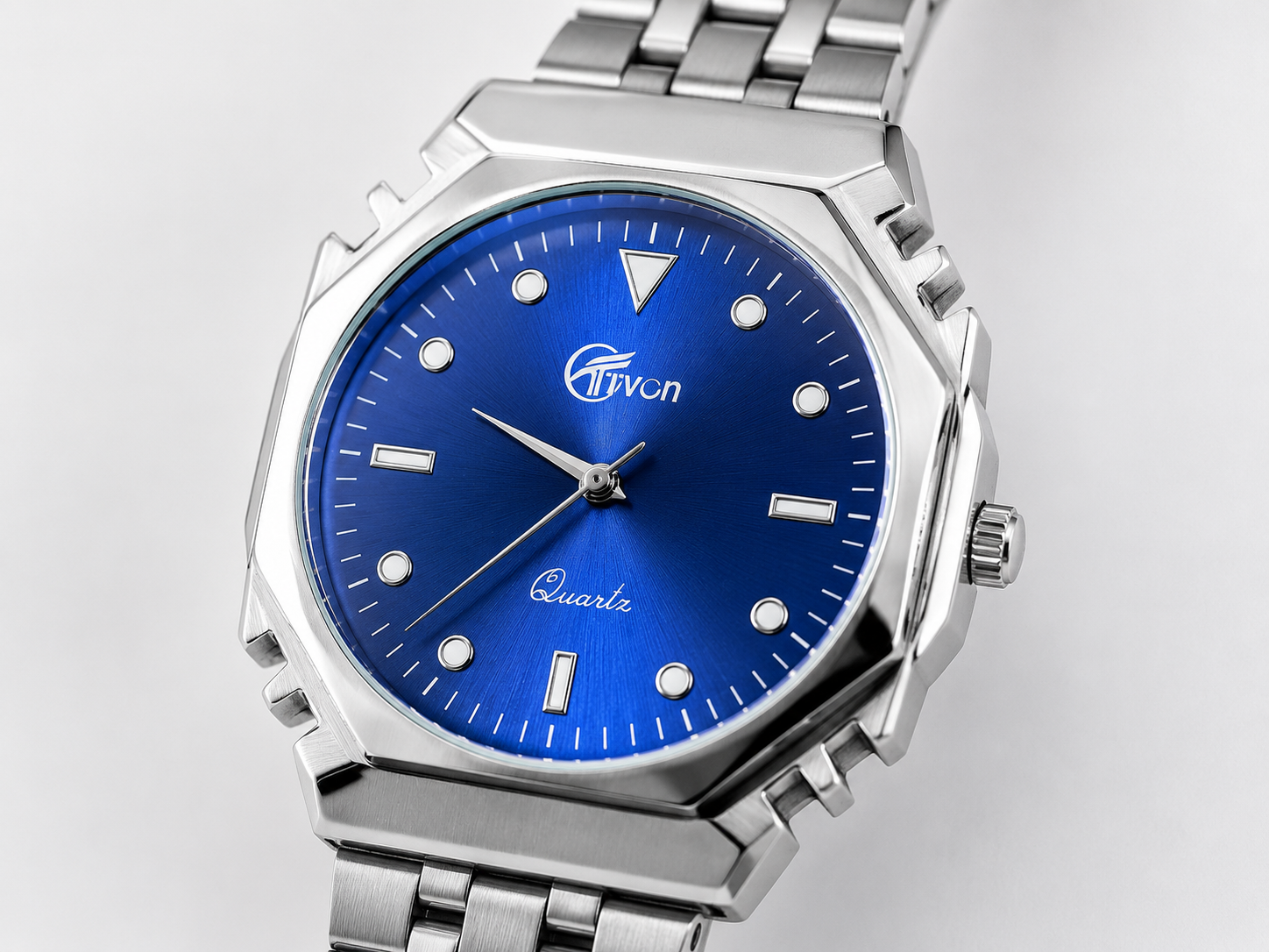 Premium Blue Dial Quartz Analog Wrist Watch for Men 4