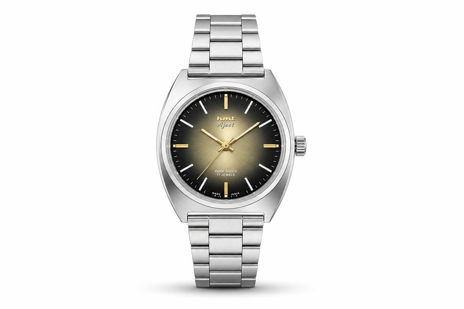HMT Ajeet Vintage Manual Winding Stainless Steel Watch for Men