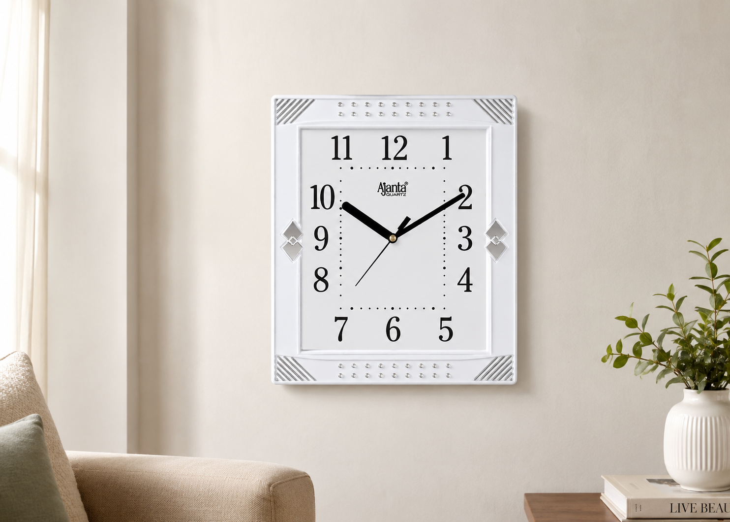 Ajanta 1947 Designer Wall Clock 10 Inch with 1 Year Warranty 4